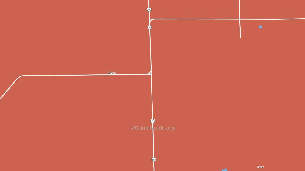 80735, CO Map of Drug-Related Crime Rates