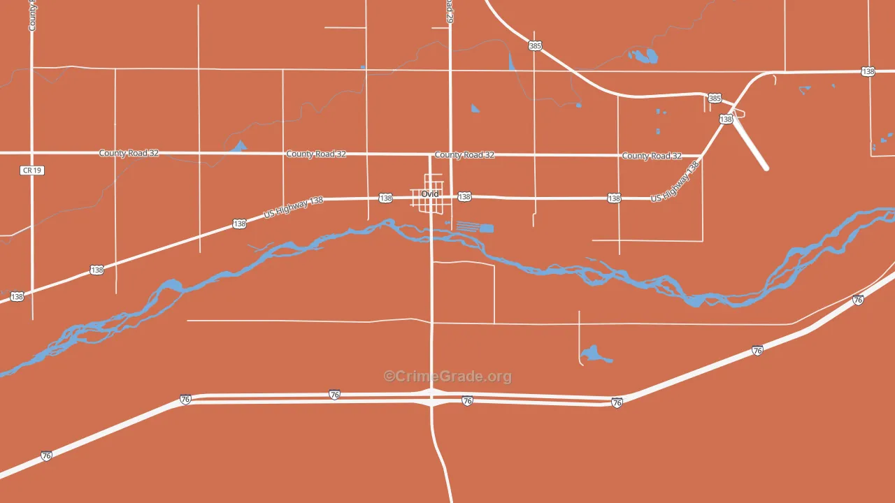 80744, CO Map of Drug-Related Crime Rates