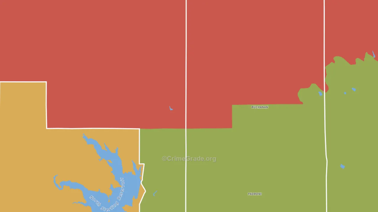 80745, CO Map of Drug-Related Crime Rates