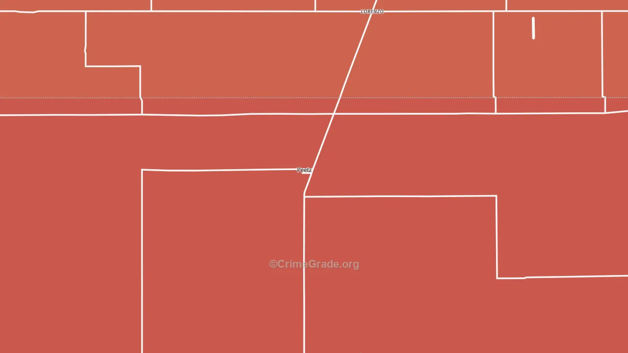 80747, CO Map of Drug-Related Crime Rates