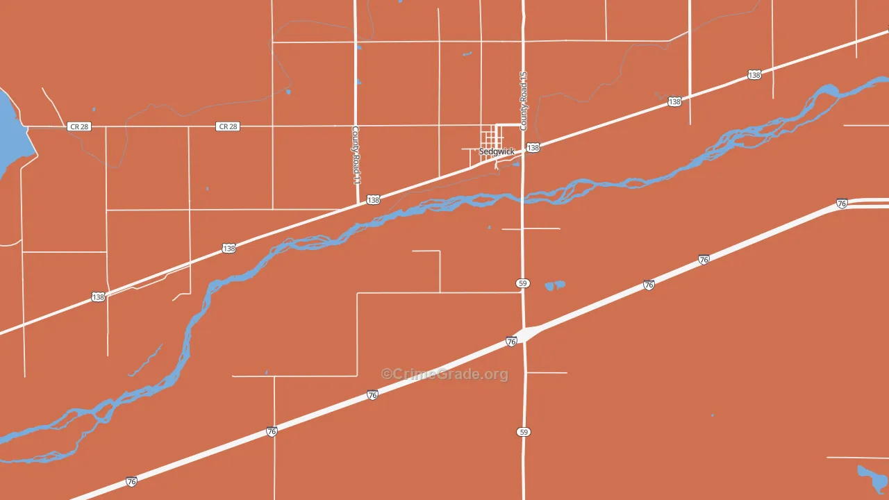 80749, CO Map of Drug-Related Crime Rates