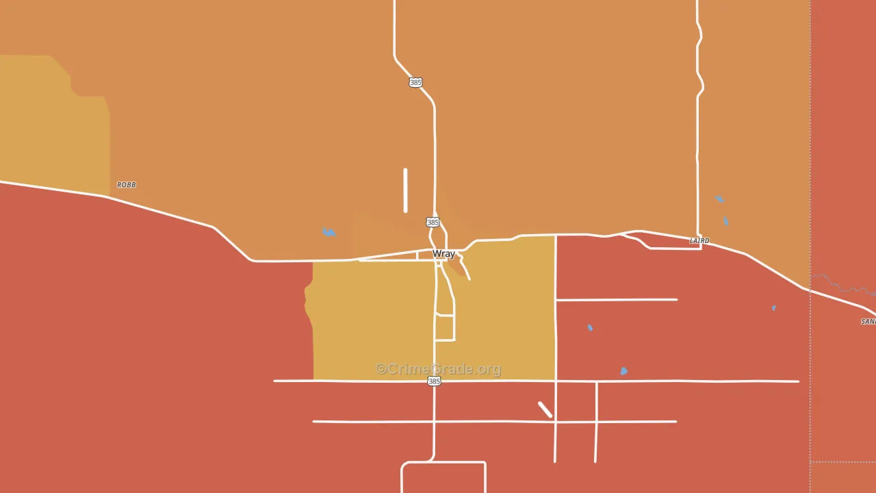 80758, CO Map of Drug-Related Crime Rates