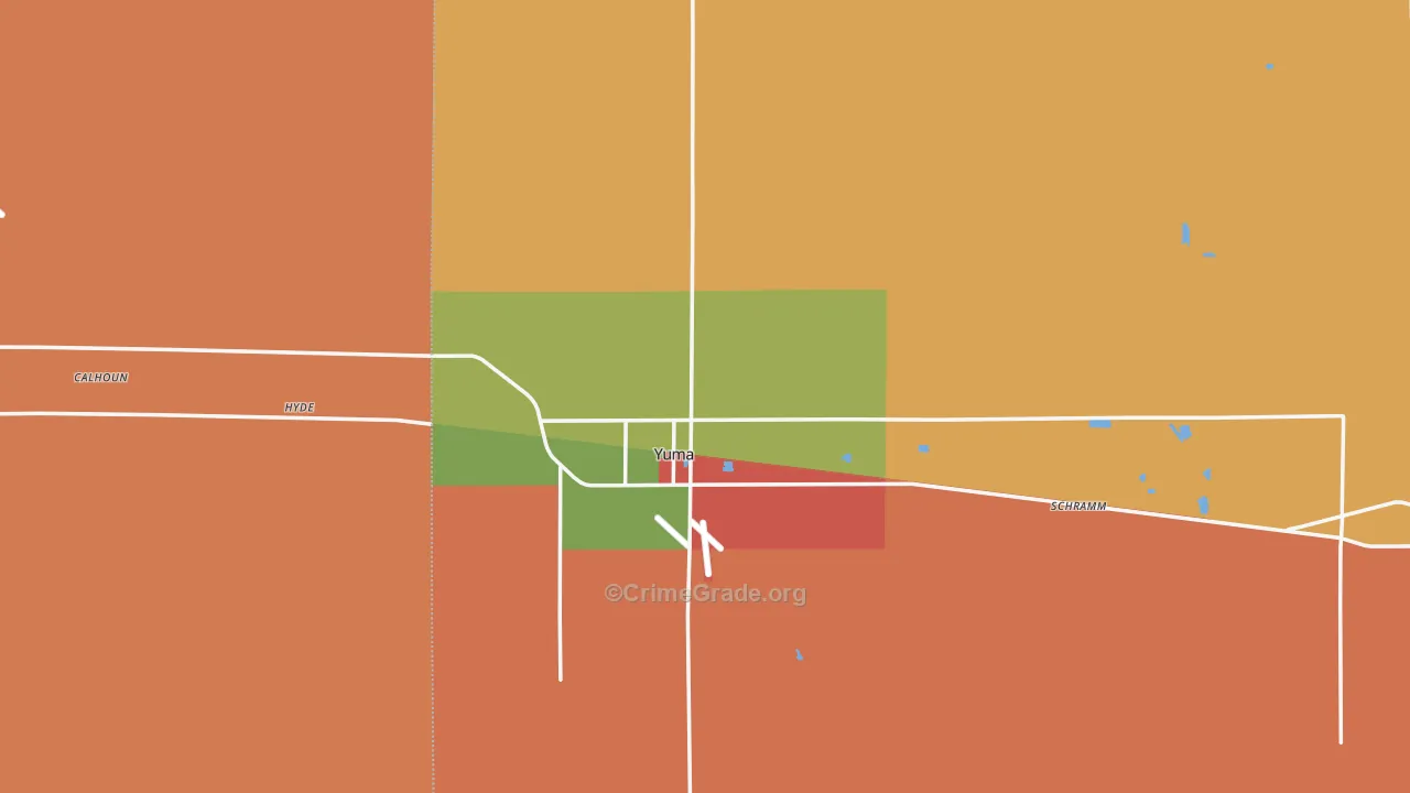 80759, CO Map of Drug-Related Crime Rates