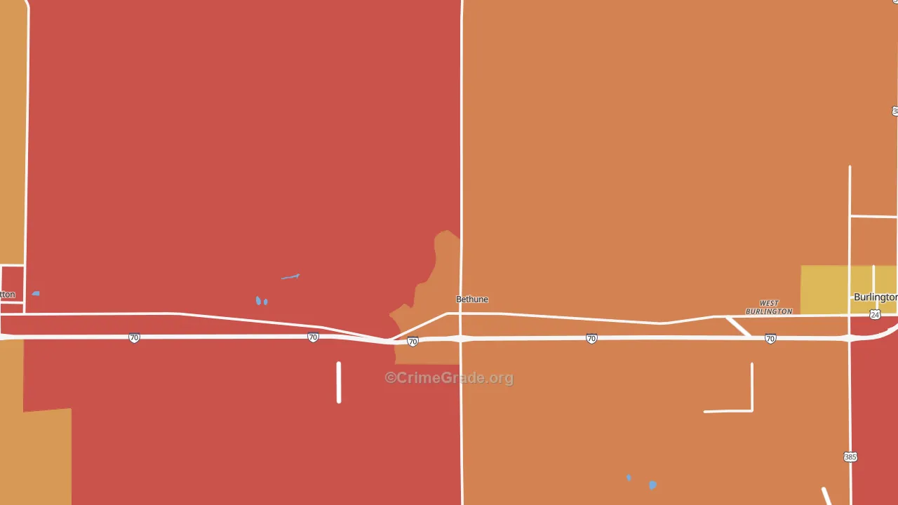 80805, CO Map of Drug-Related Crime Rates