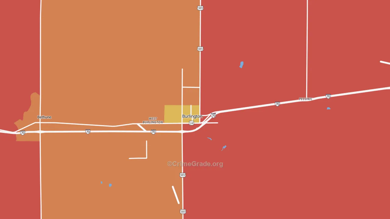 80807, CO Map of Drug-Related Crime Rates