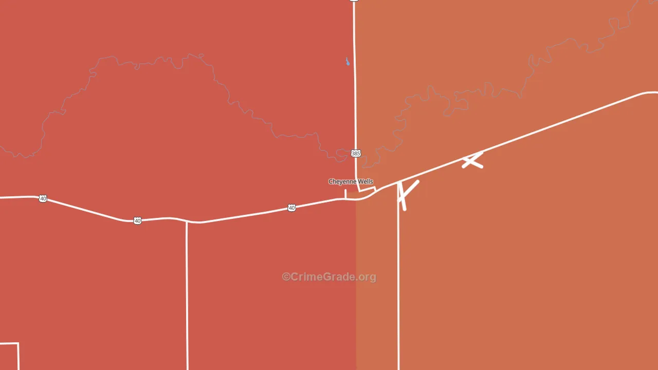 80810, CO Map of Drug-Related Crime Rates