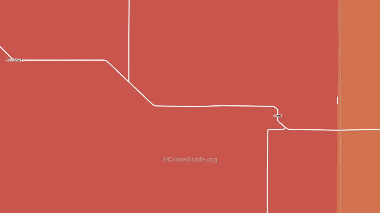 80812, CO Map of Drug-Related Crime Rates