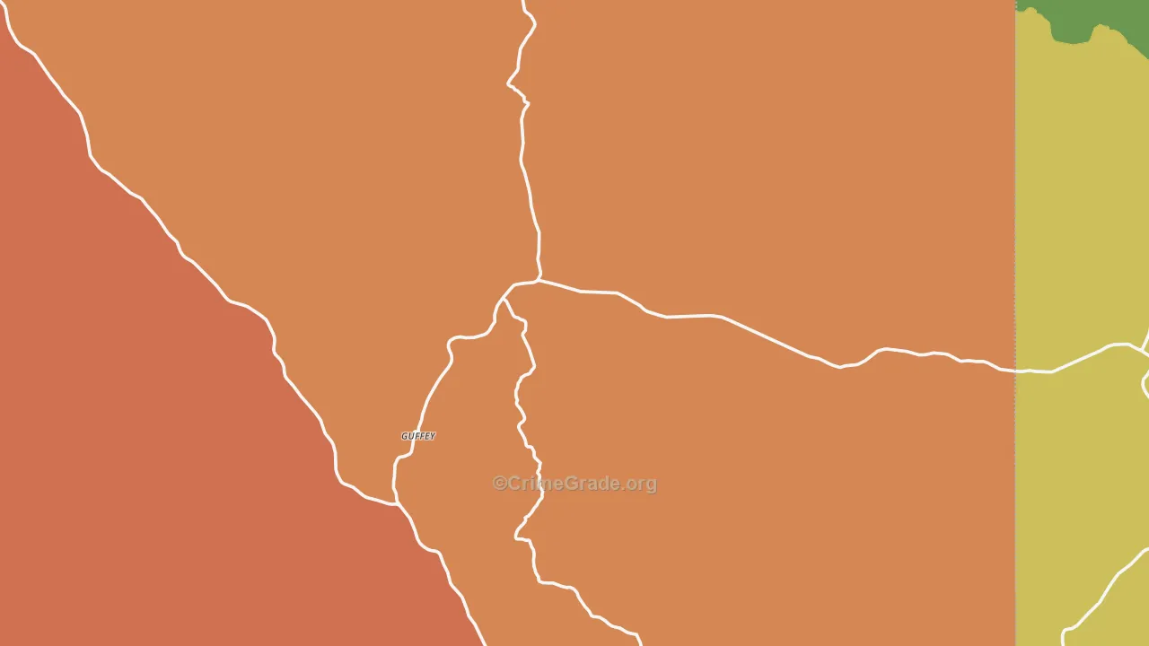 80820, CO Map of Drug-Related Crime Rates