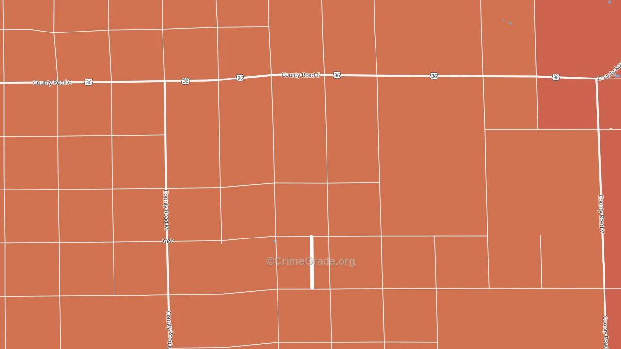 80824, CO Map of Drug-Related Crime Rates