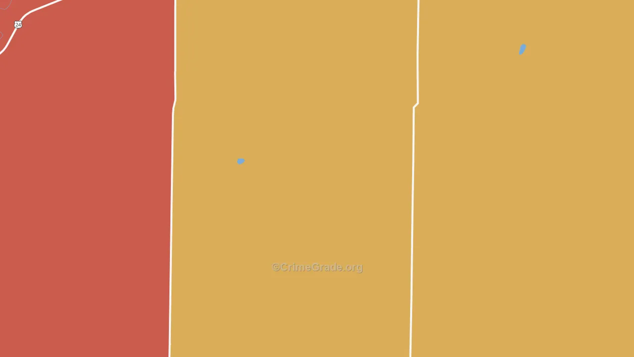 80830, CO Map of Drug-Related Crime Rates