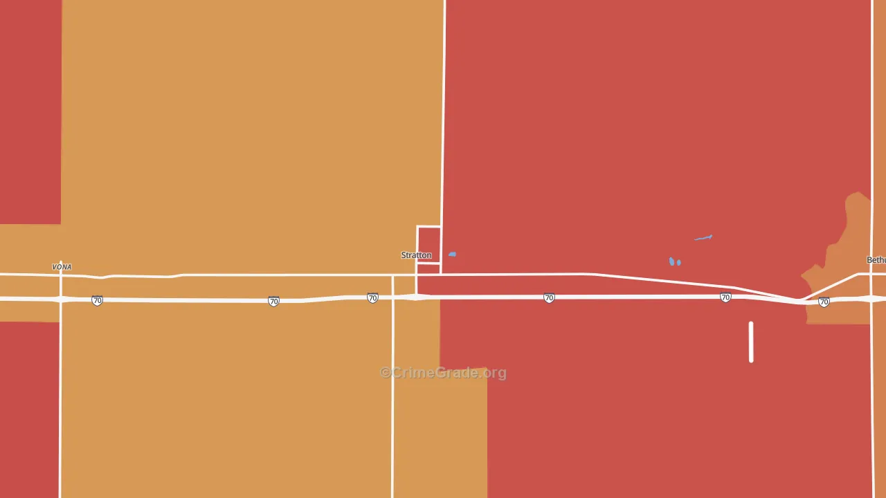 80836, CO Map of Drug-Related Crime Rates