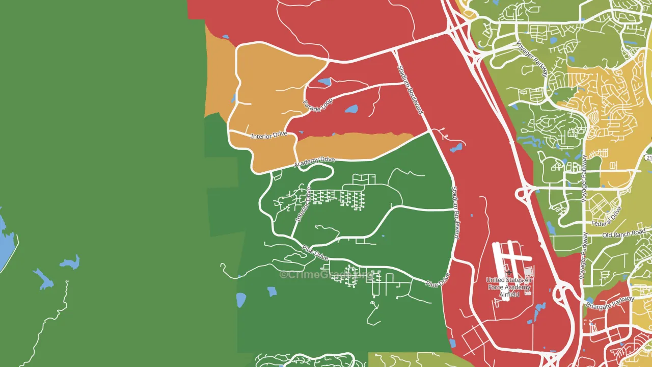 80840, CO Map of Drug-Related Crime Rates