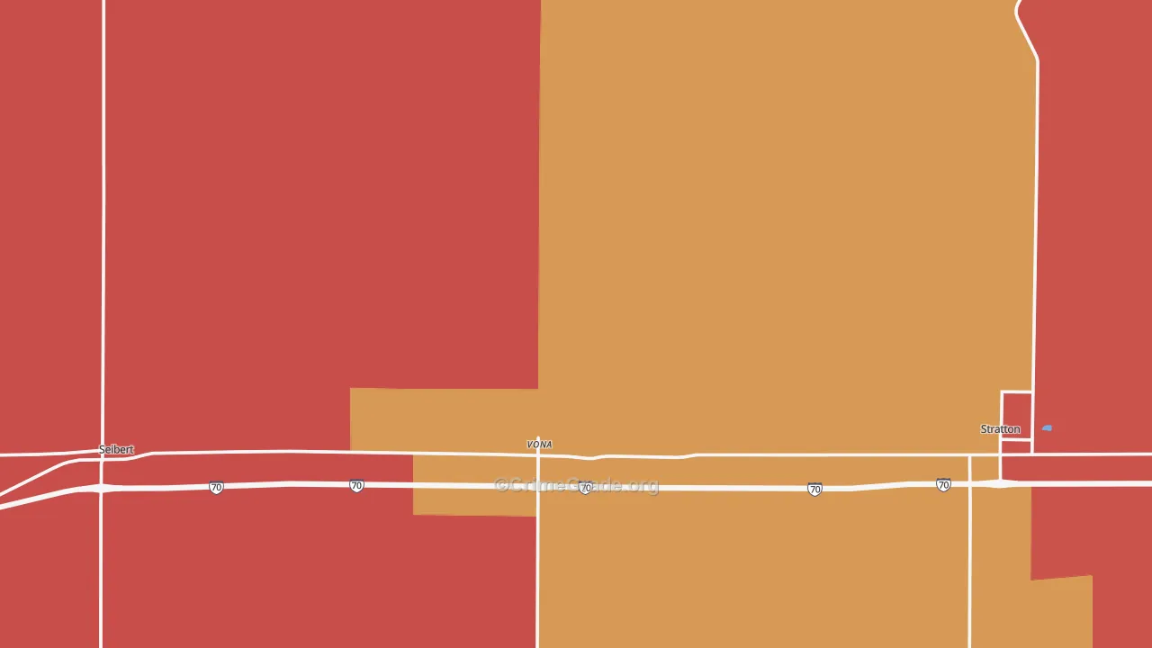 80861, CO Map of Drug-Related Crime Rates