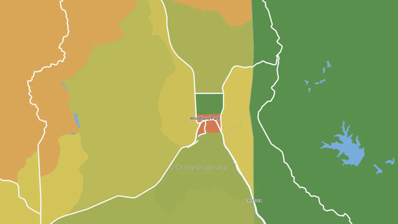 80863, CO Map of Drug-Related Crime Rates
