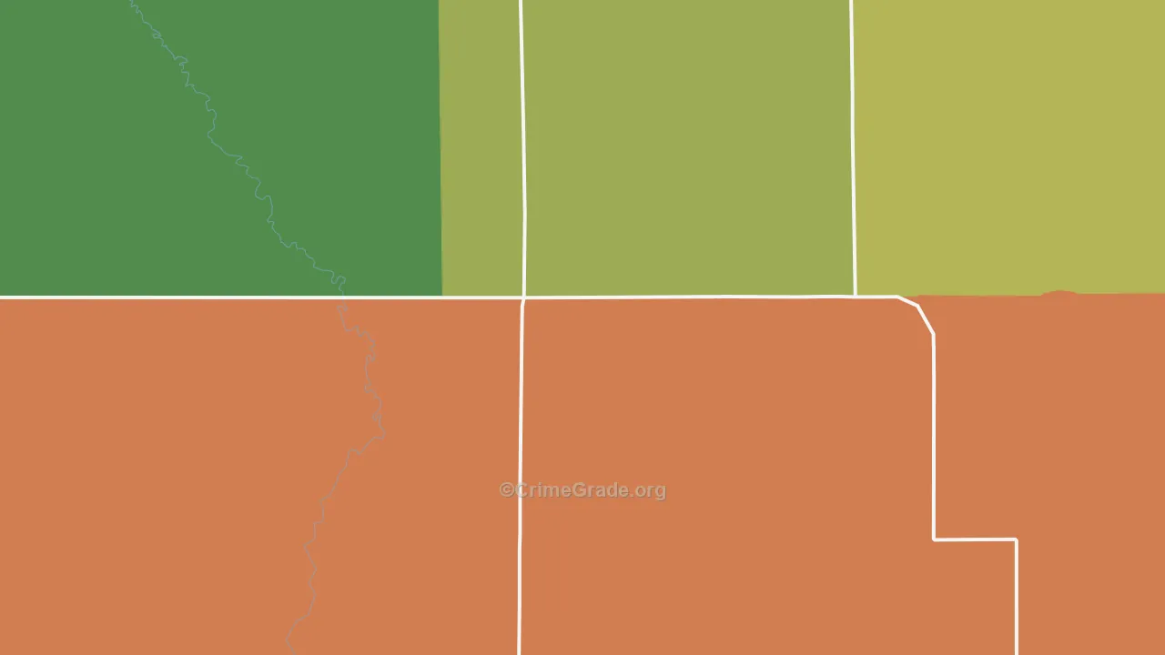 80928, CO Map of Drug-Related Crime Rates