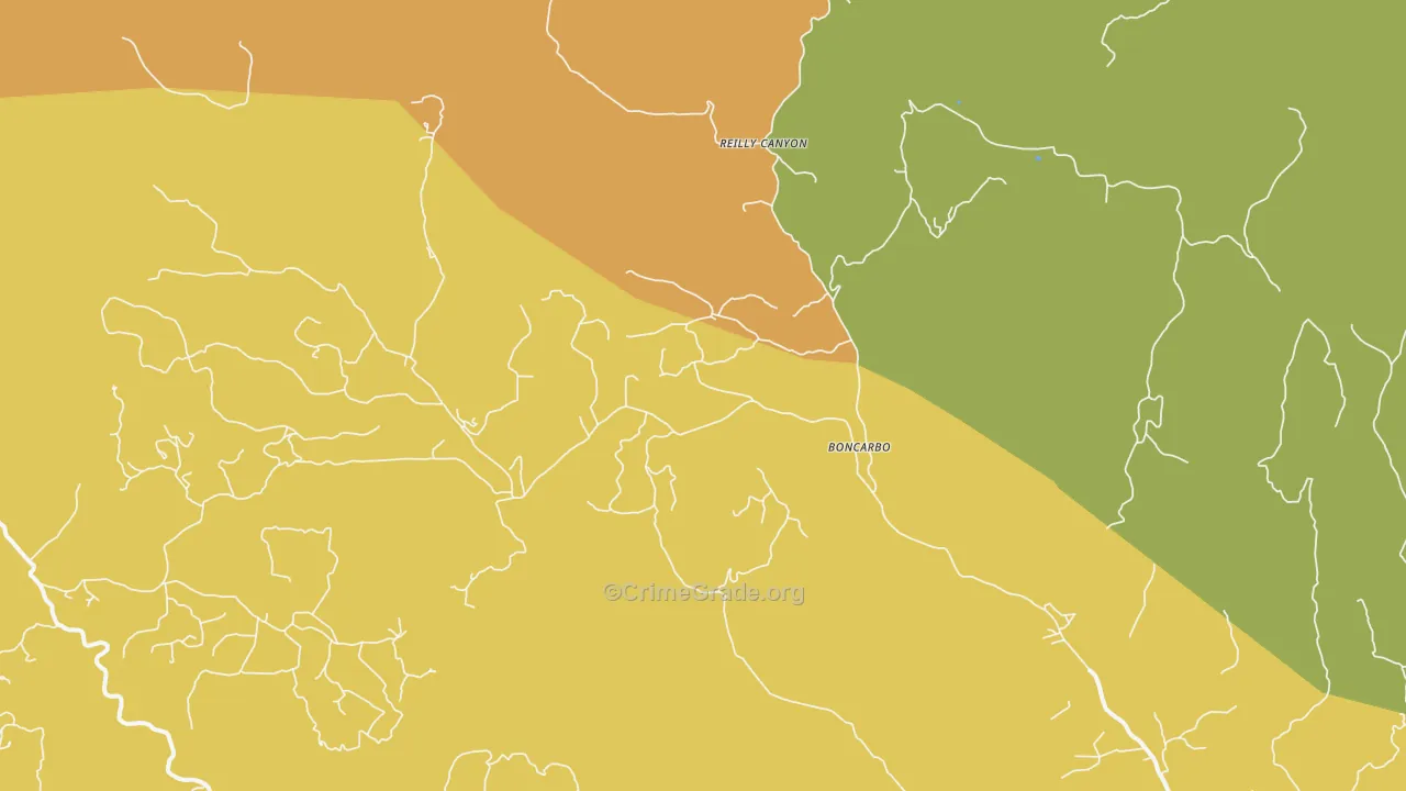 81024, CO Map of Drug-Related Crime Rates