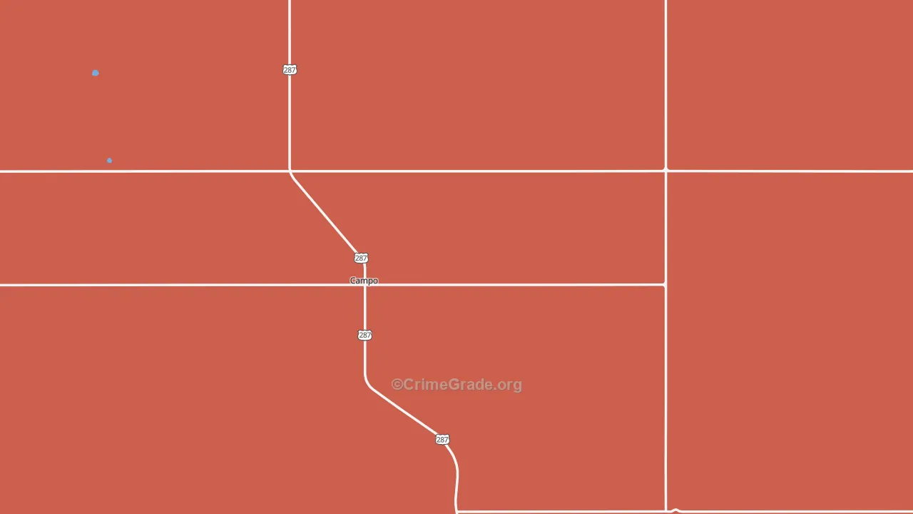 81029, CO Map of Drug-Related Crime Rates