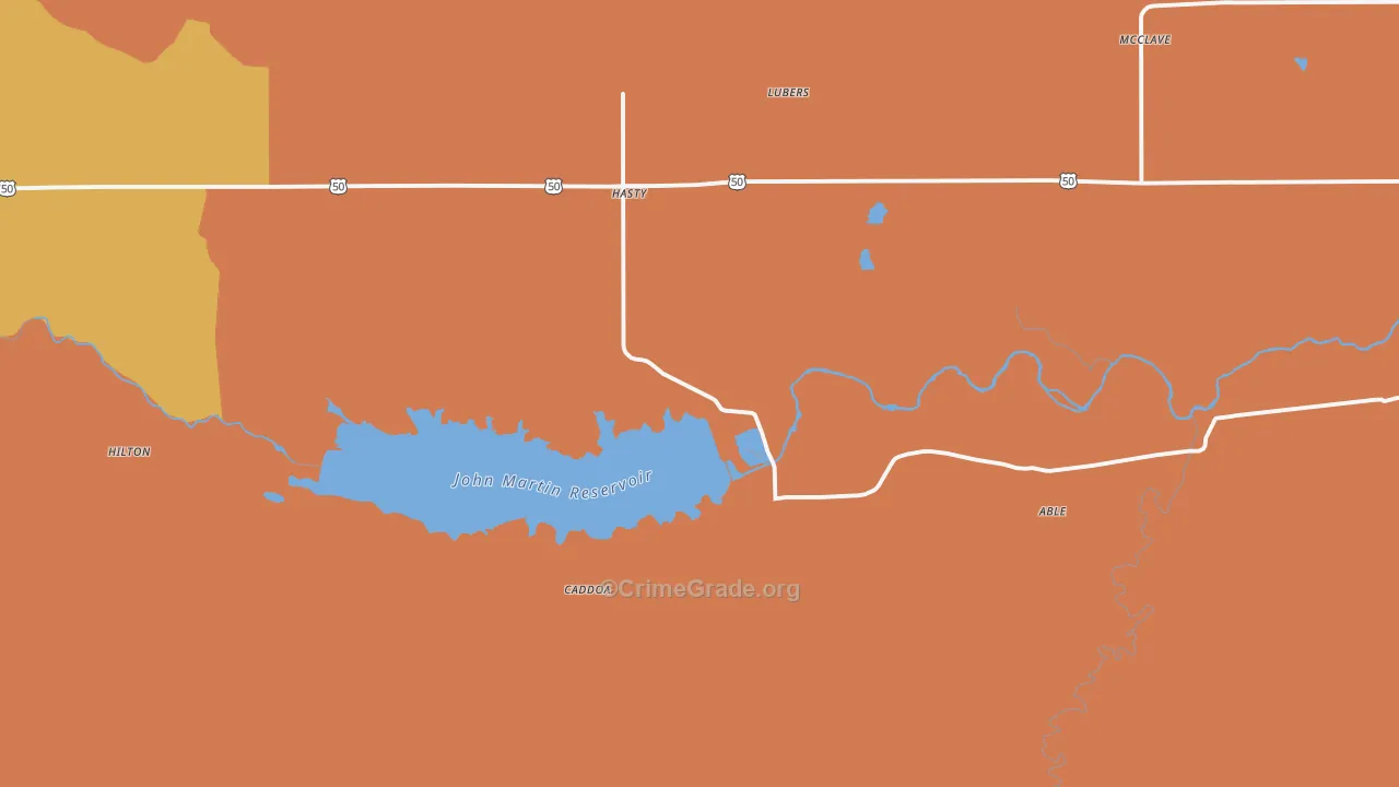 81044, CO Map of Drug-Related Crime Rates