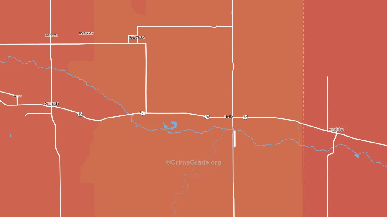 81047, CO Map of Drug-Related Crime Rates