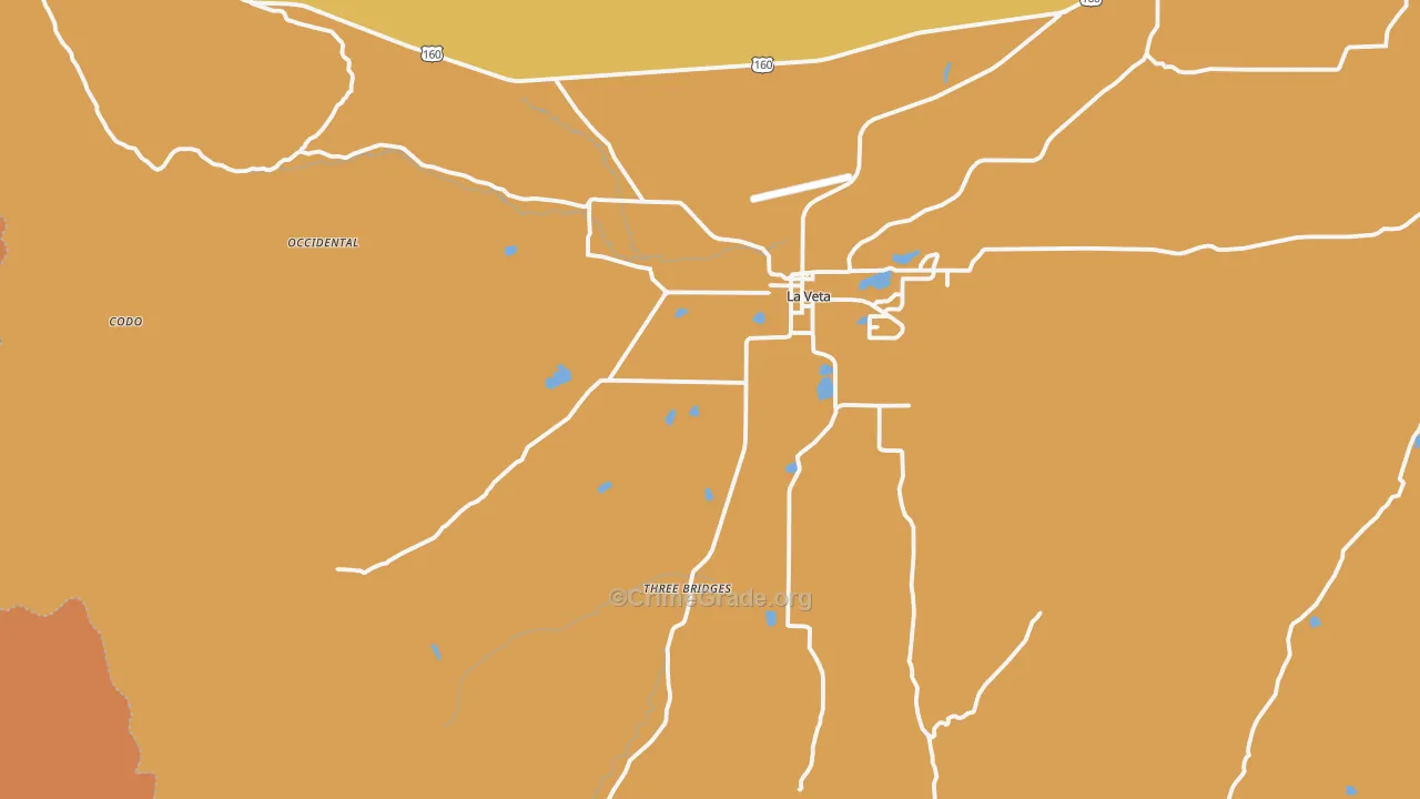 81055, CO Map of Drug-Related Crime Rates