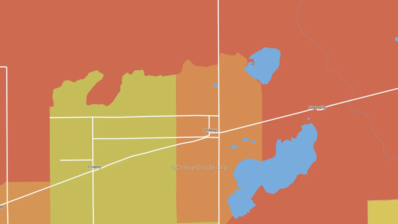 81063, CO Map of Drug-Related Crime Rates