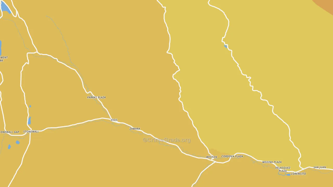 81091, CO Map of Drug-Related Crime Rates