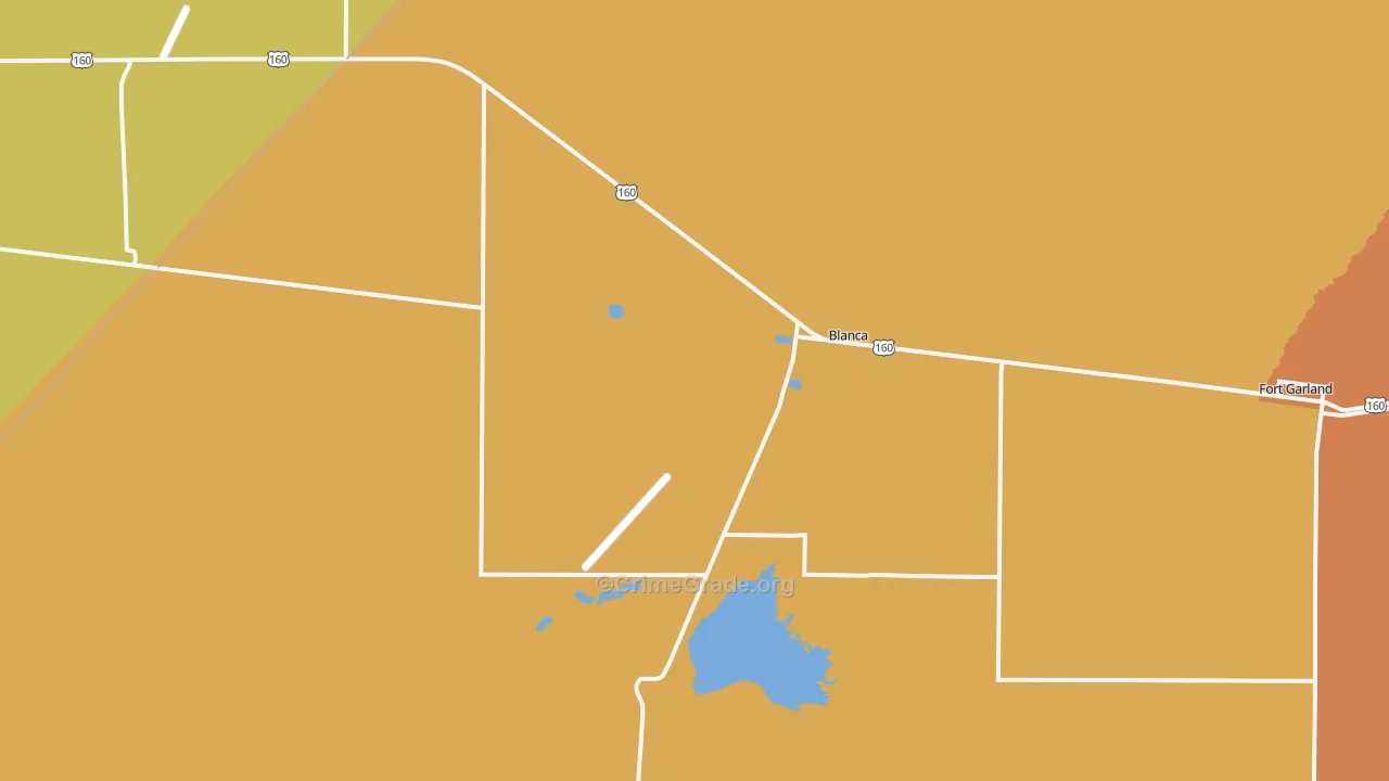 81123, CO Map of Drug-Related Crime Rates