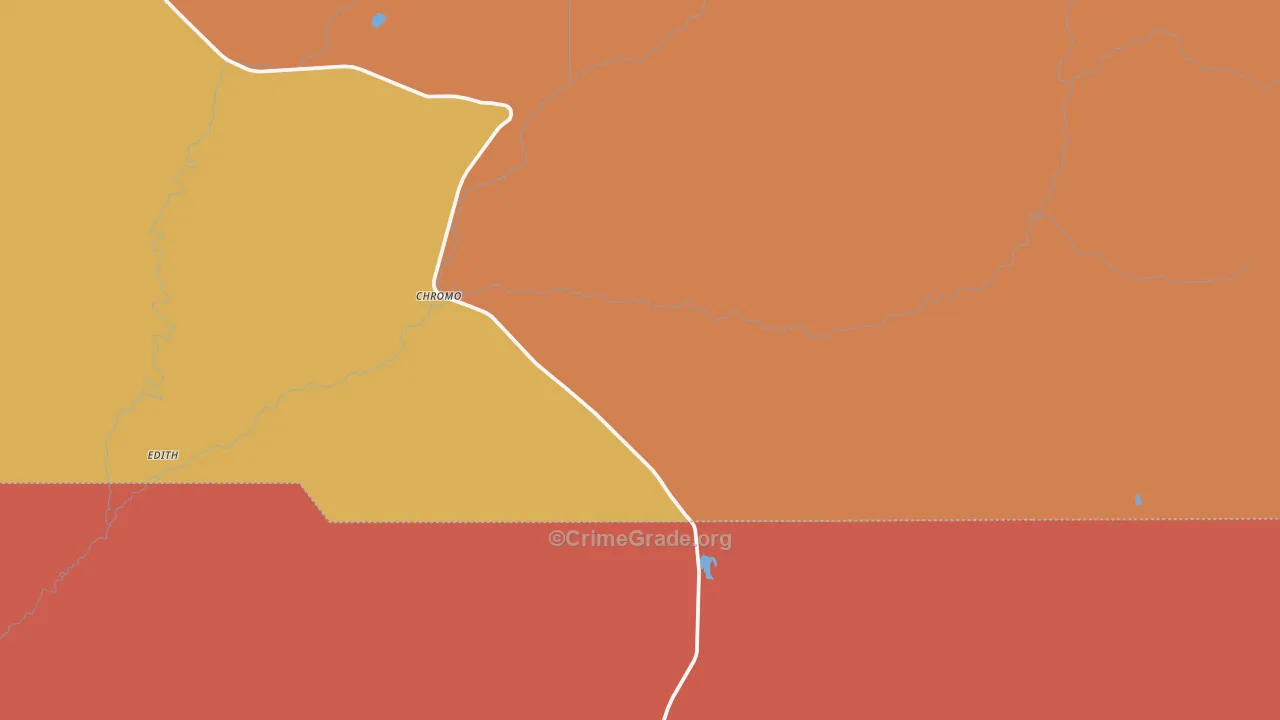 81128, CO Map of Drug-Related Crime Rates