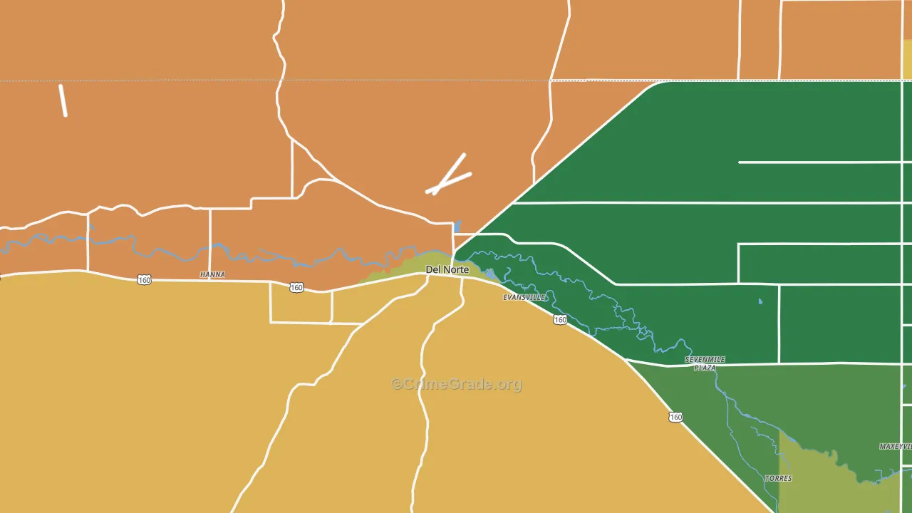 81132, CO Map of Drug-Related Crime Rates