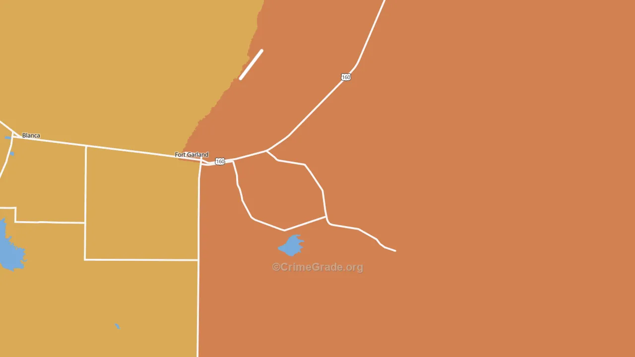 81133, CO Map of Drug-Related Crime Rates