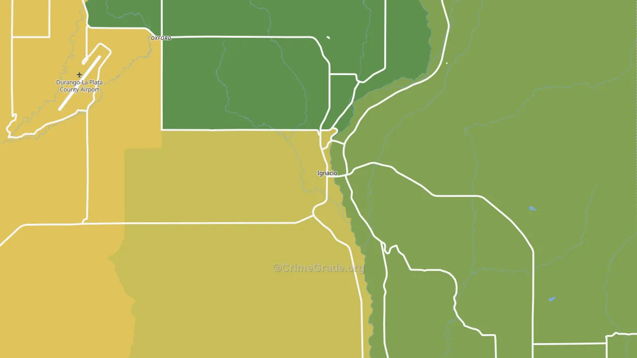81137, CO Map of Drug-Related Crime Rates