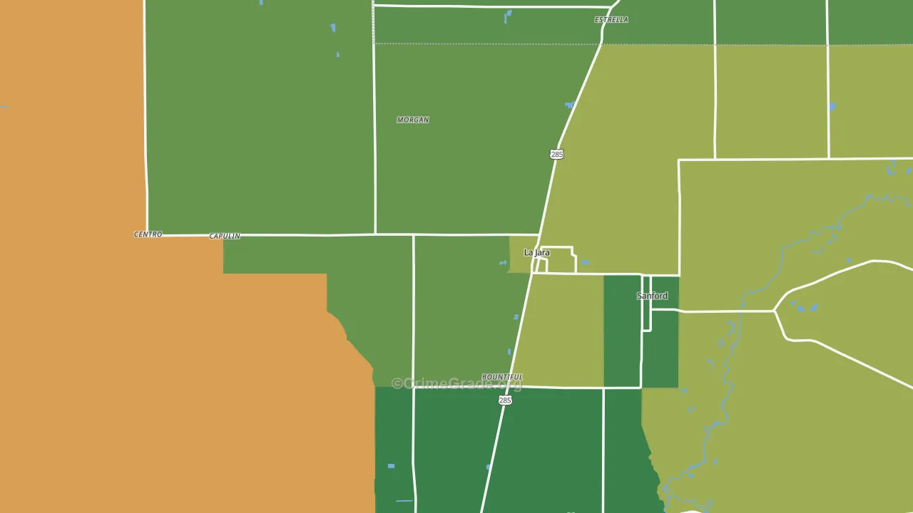 81140, CO Map of Drug-Related Crime Rates