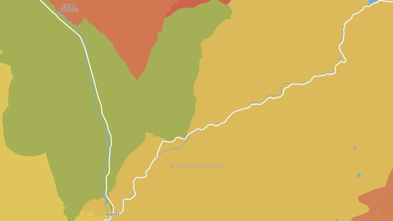 81210, CO Map of Drug-Related Crime Rates