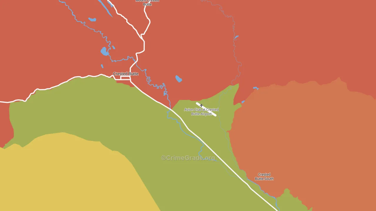 81224, CO Map of Drug-Related Crime Rates
