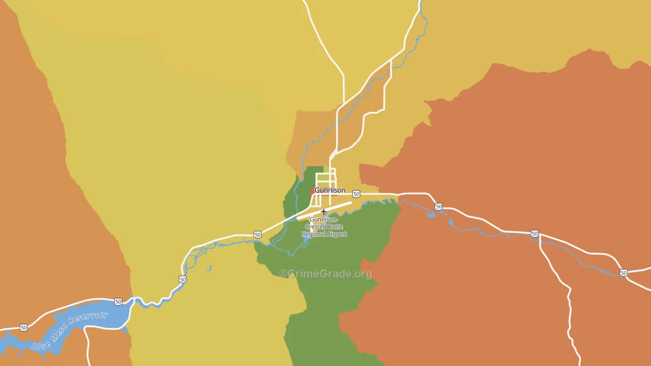 81230, CO Map of Drug-Related Crime Rates