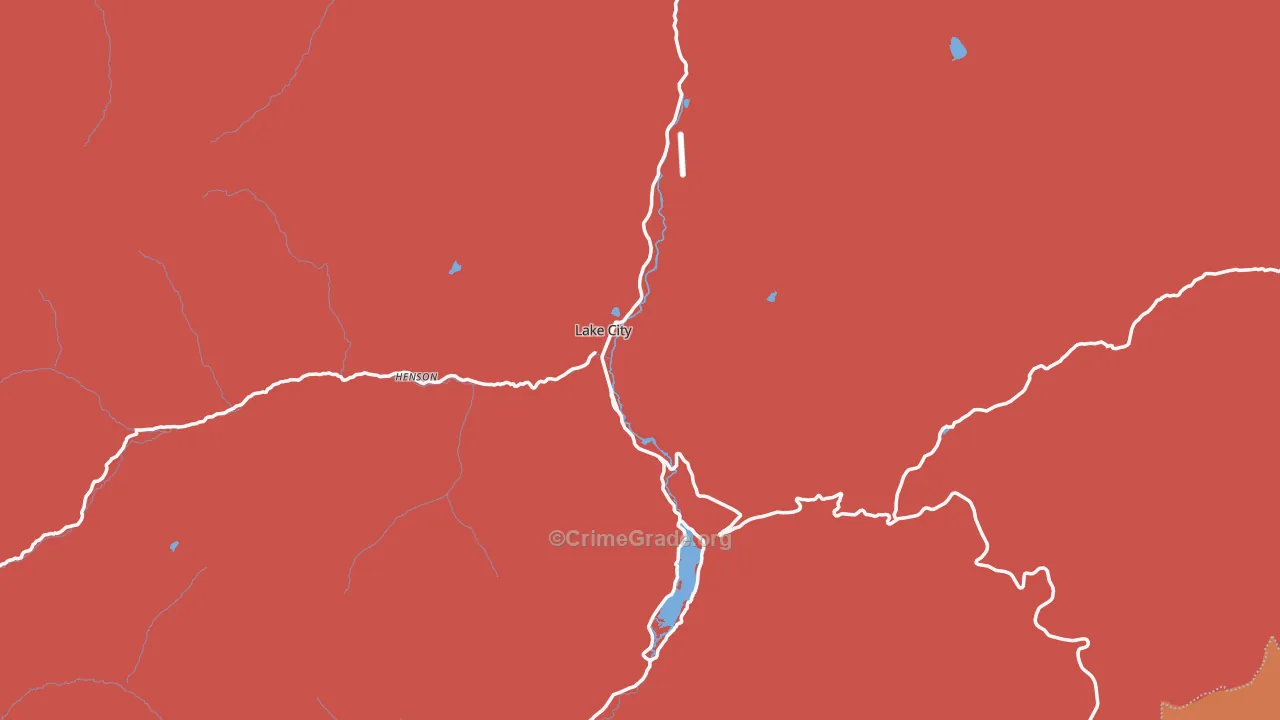 81235, CO Map of Drug-Related Crime Rates