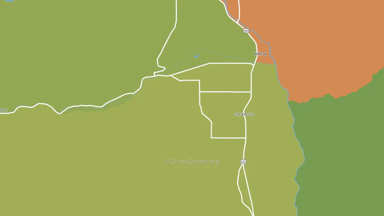 81236, CO Map of Drug-Related Crime Rates