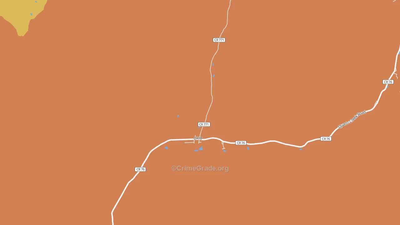 81237, CO Map of Drug-Related Crime Rates