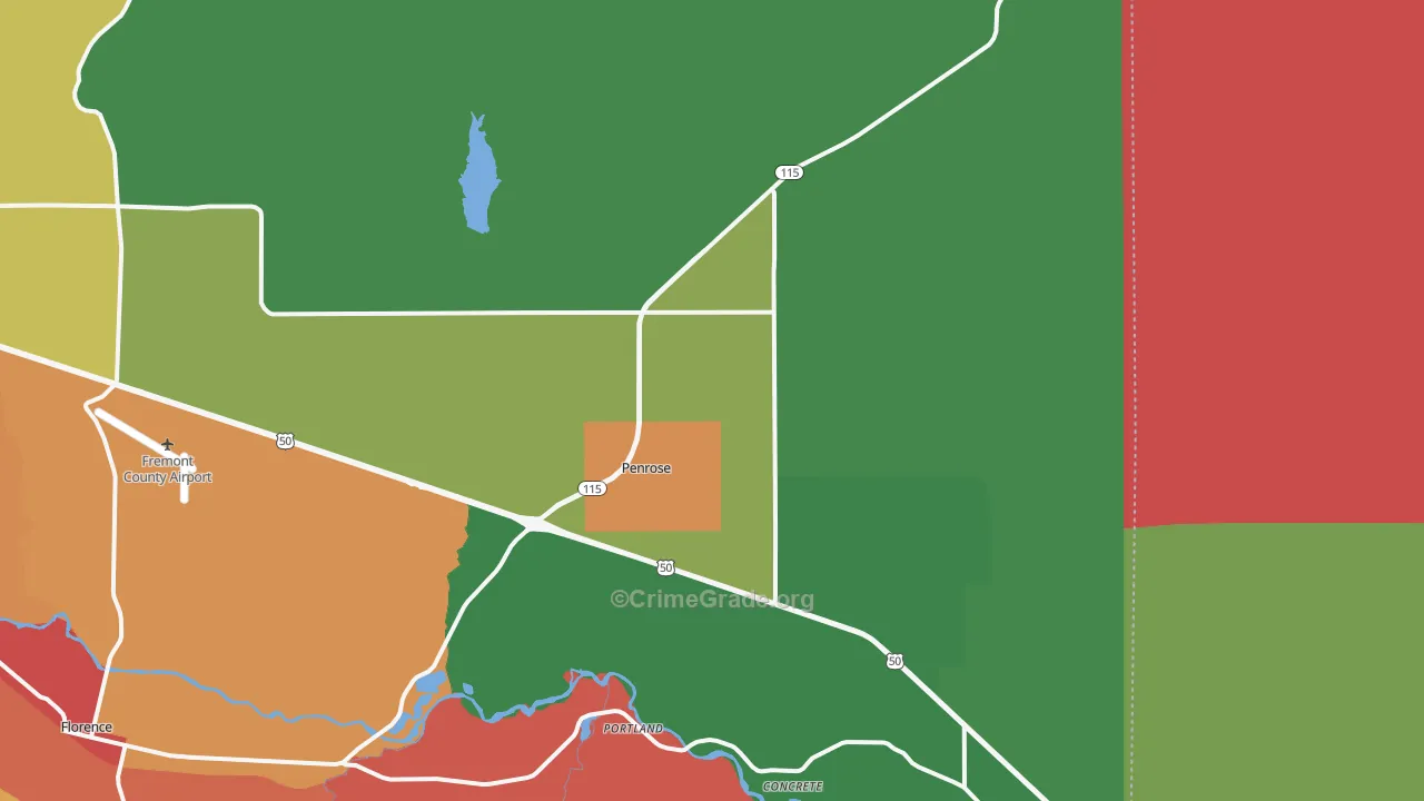 81240, CO Map of Drug-Related Crime Rates