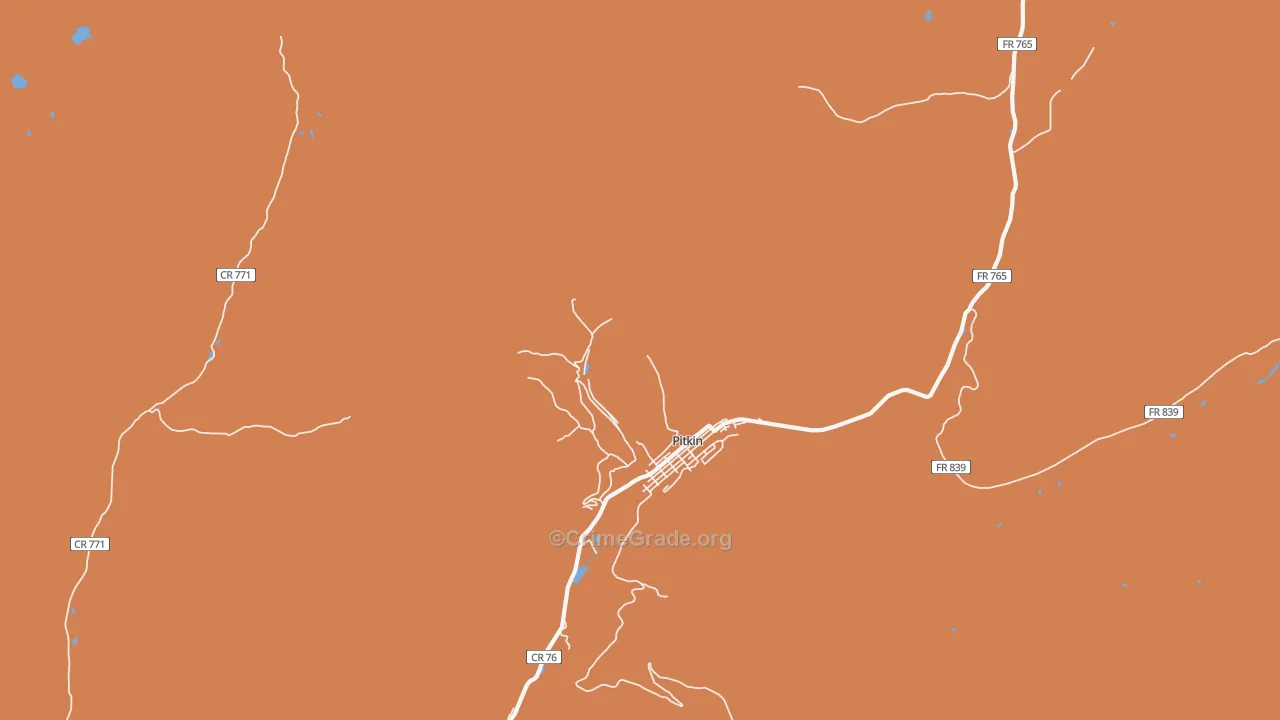 81241, CO Map of Drug-Related Crime Rates