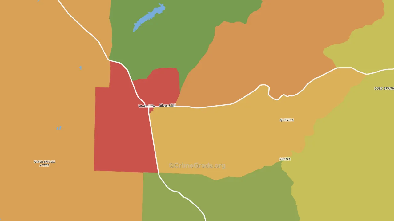 81252, CO Map of Drug-Related Crime Rates