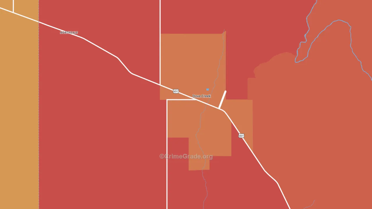 81324, CO Map of Drug-Related Crime Rates