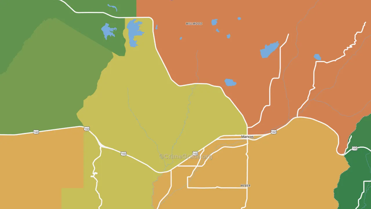 81328, CO Map of Drug-Related Crime Rates