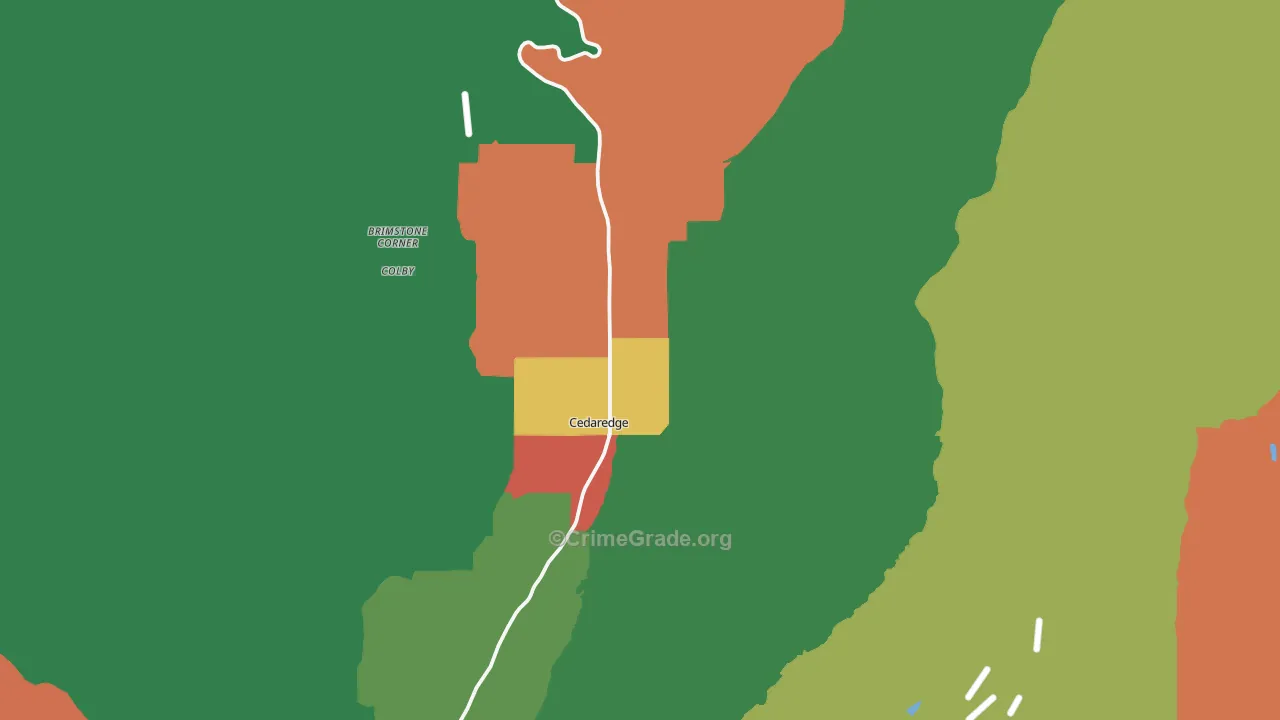 81413, CO Map of Drug-Related Crime Rates