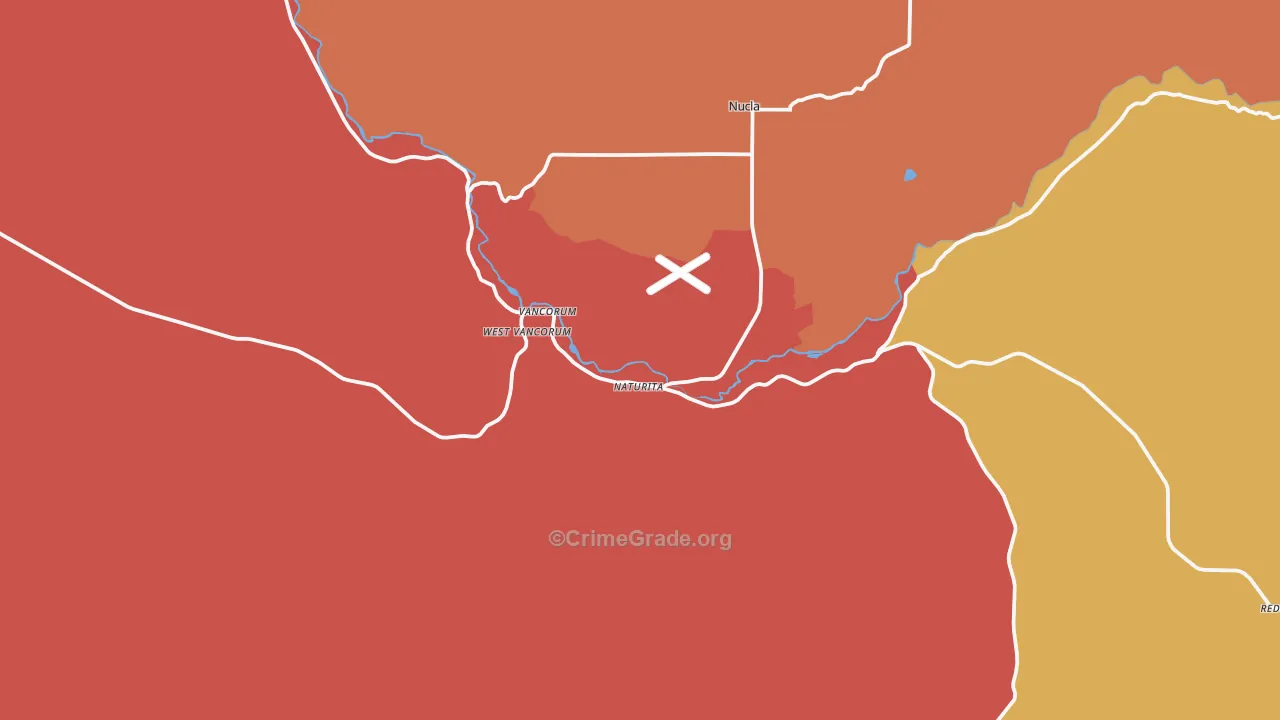 81422, CO Map of Drug-Related Crime Rates