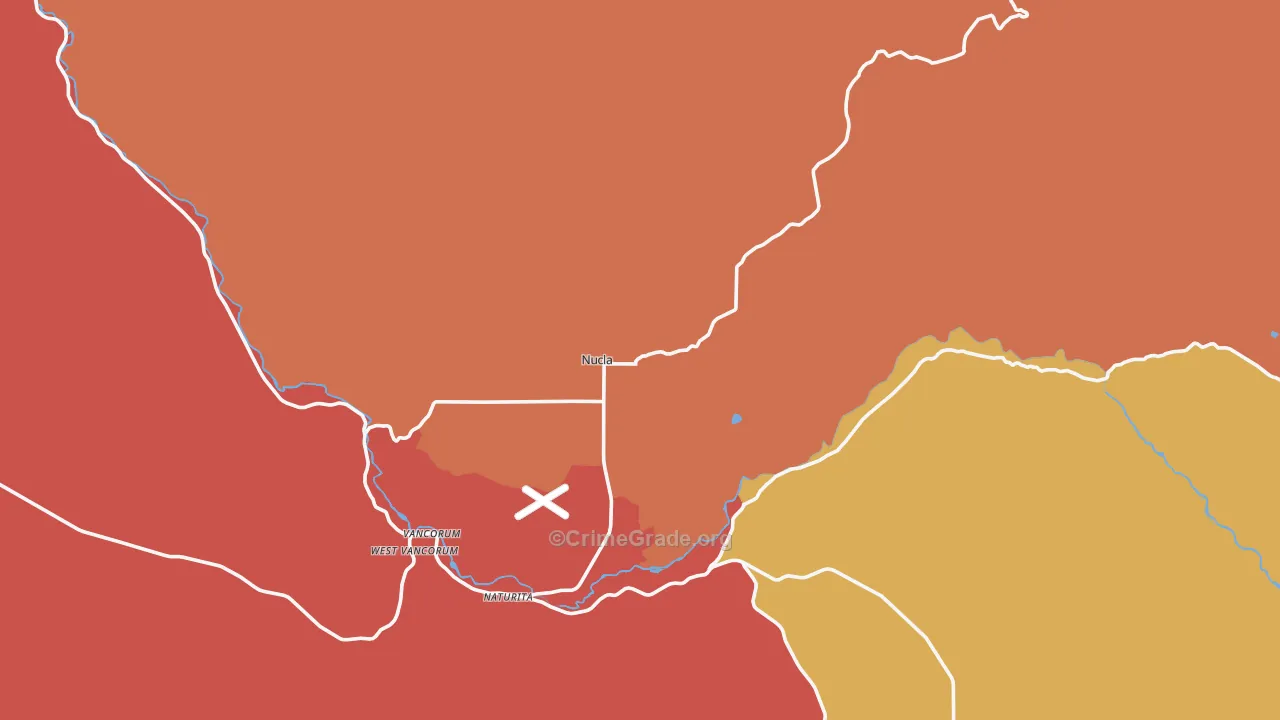 81424, CO Map of Drug-Related Crime Rates