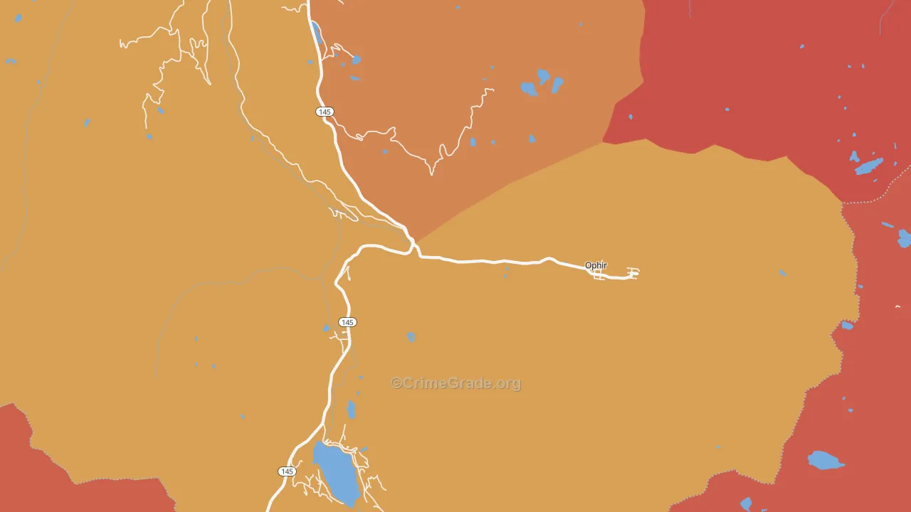 81426, CO Map of Drug-Related Crime Rates