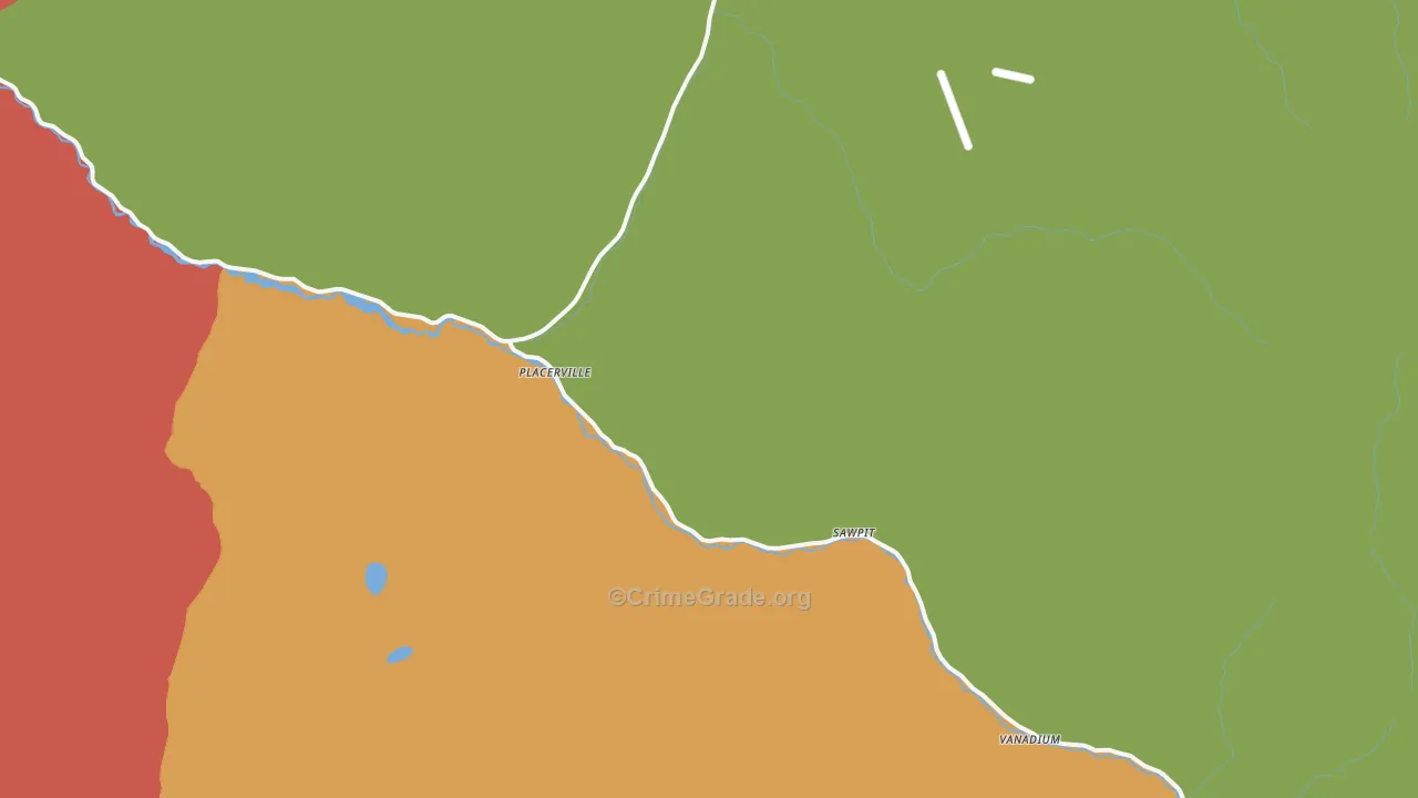 81430, CO Map of Drug-Related Crime Rates