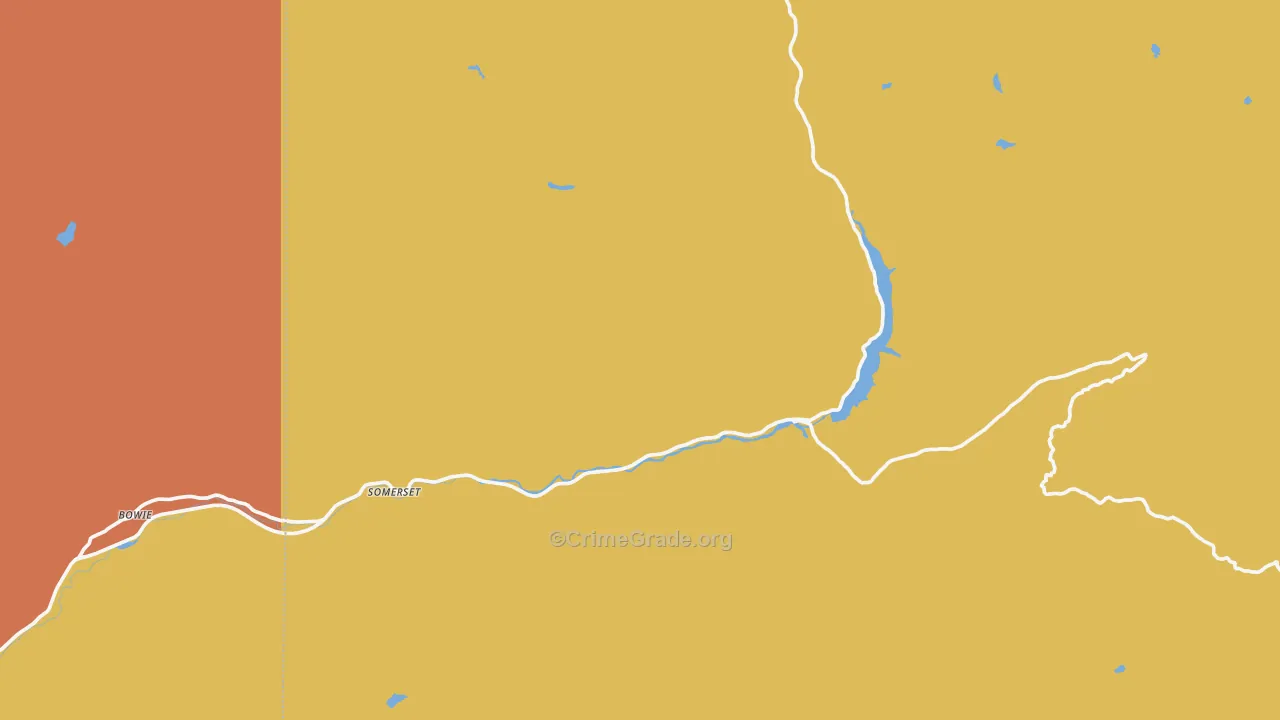 81434, CO Map of Drug-Related Crime Rates