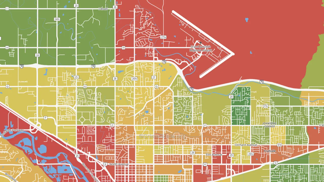 81506, CO Map of Drug-Related Crime Rates